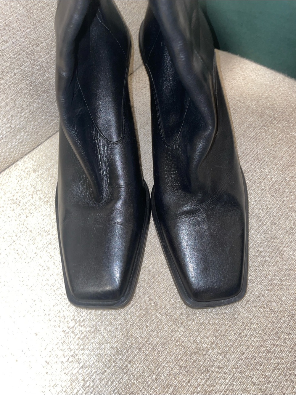 Zara leather square toe ankle boots US size 10 EU size 41 - Picture 10 of 13